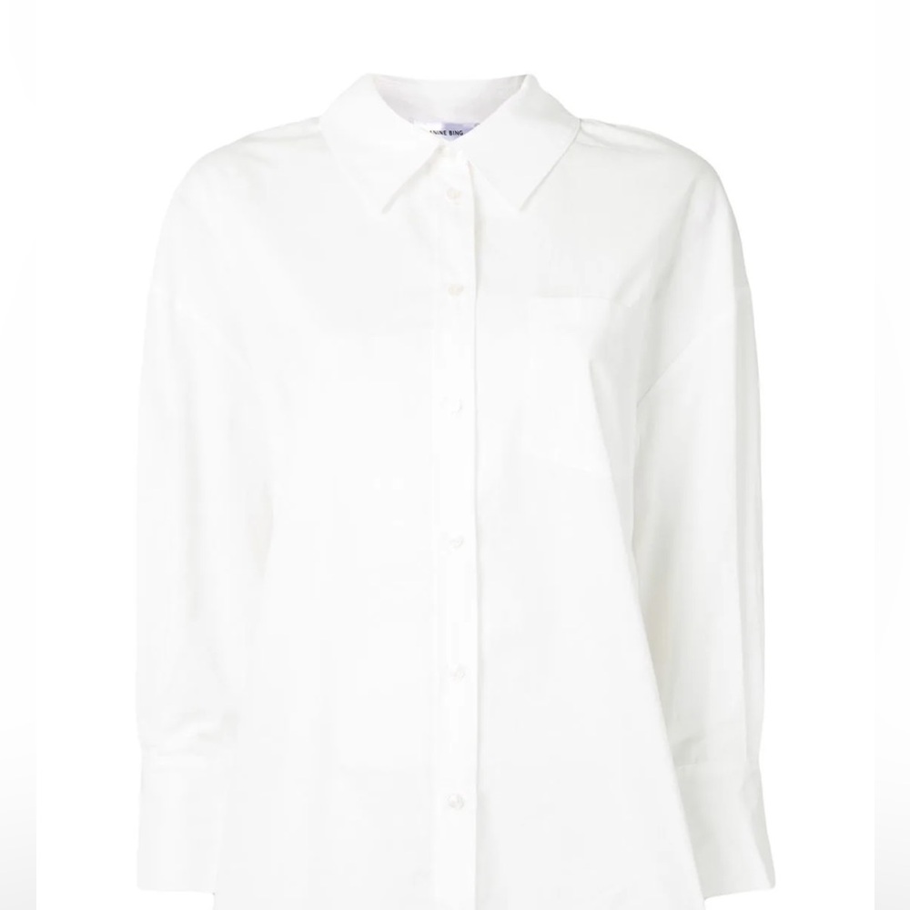 ANINE BING
Mika long-sleeve shirt Size S